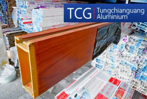 ขายส่ง อลูมิเนียมลายไม้